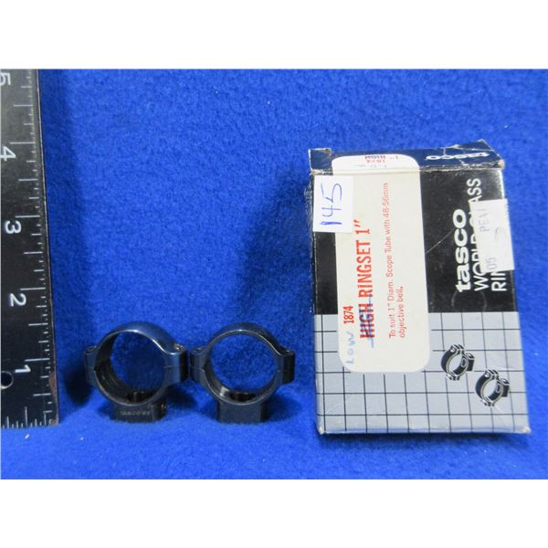 Tasco 1" Steel Low Rings