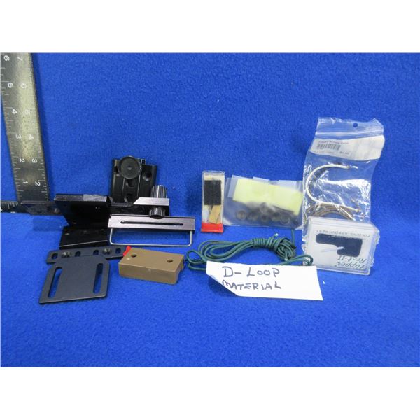 Lot of Misc. Archery - D-Loop, Flipper Rests, Sleeves, Sights, Brackets
