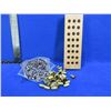 Image 1 : 9MM .355" 121gr Swaged Lead SWC Bullets, 9MM Brass & a Reloading Block