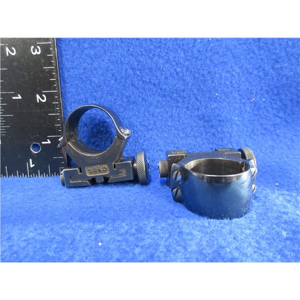 Sako 1" Medium to High Steel Rings