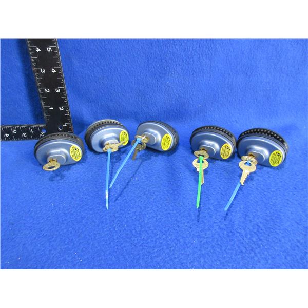 5 Trigger Locks - 4 with 2 Keys, 1 with 1 Key - 2 are keyed the same