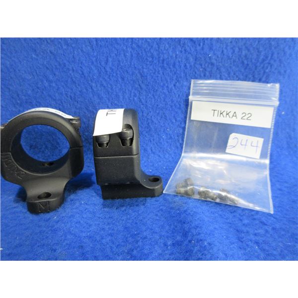 1" Rings For Tikka 22 with Screws