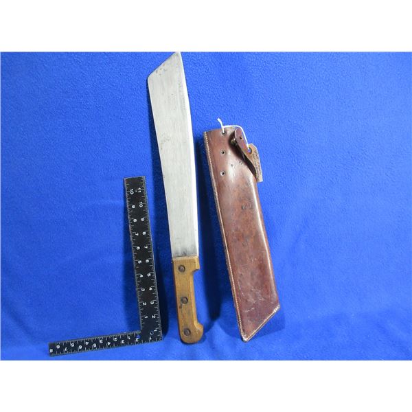 WWI French Coup-Coup Laurec Machete with Sheath