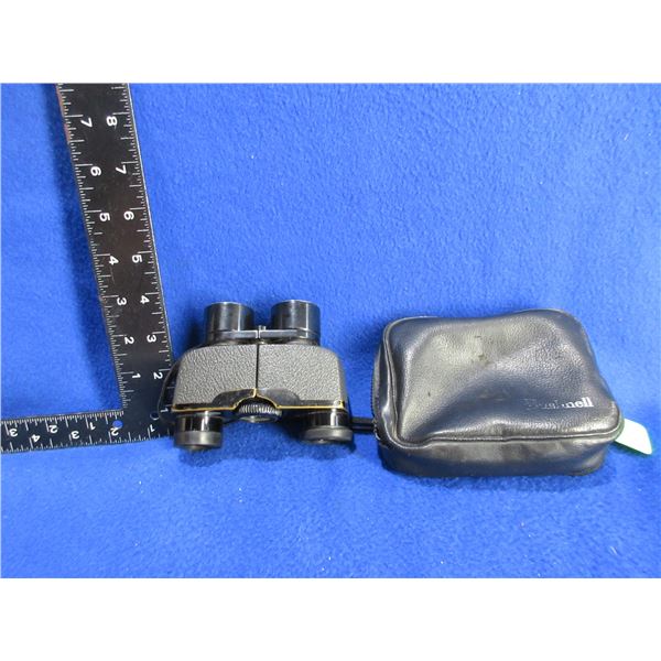 Vintage Bushnell Custom Compact 7x26 Binoculars with Neck Strap & Case