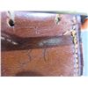 Image 3 : Leather Gun Belt with Fused "MP" - Appears to be Size 36, 48" Total Length