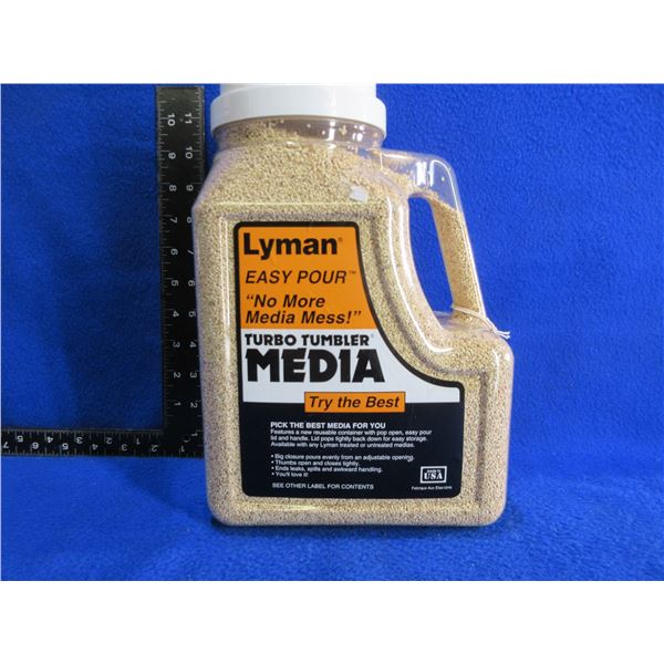 Lyman Easy Pour Turbo Tumbler Media - Sealed 6 lb Untreated Corncob