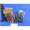 Image 1 : 2 Leather Holsters - Right Hand - Dillon Leather GL19/23, Hunter 1100 28