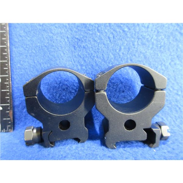 30MM See-Thru Scope Rings - Aluminum or Lightweight Alloy