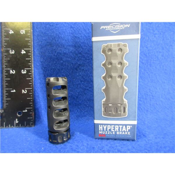 Precision Armament Hypertap Muzzle Brake A04620, 6.5MM/.264", 5/8x24