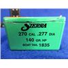 Image 2 : 270 Cal. .277" 140gr HP BT Sierra Bullets - Box of 100