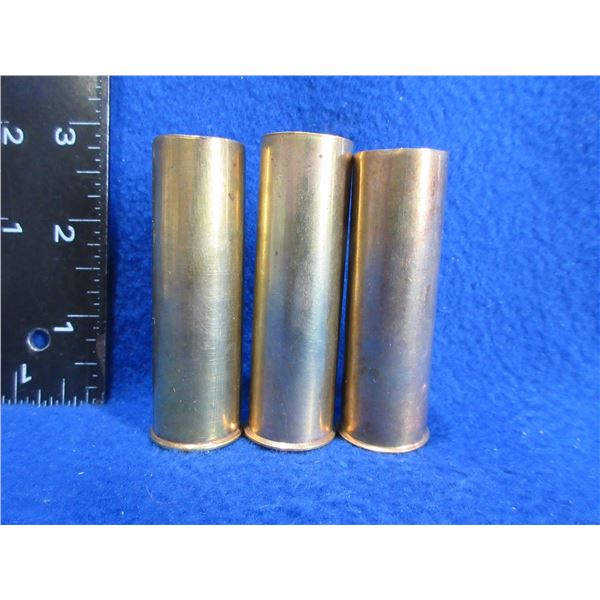 12 Ga. Collector Brass Shell Casings - Bag of 3 (We Can Not Ship - Pick Up Only)