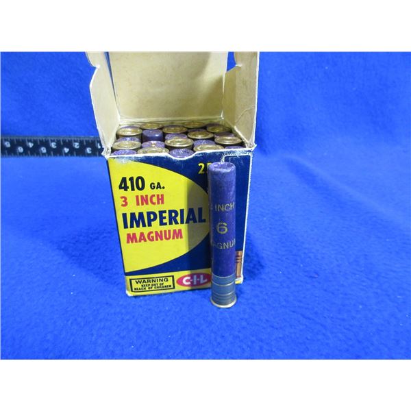 410 Ga. 3" 6 Shot Magnum Imperial Shotshells (We Can Not Ship - Pick Up Only)