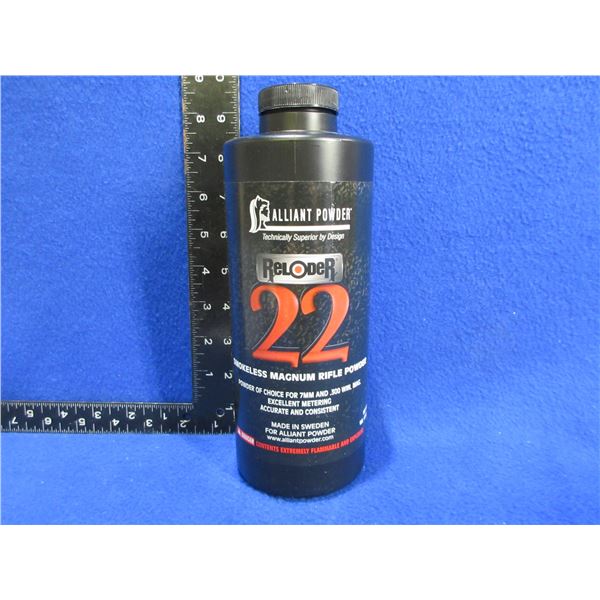 Alliant Reloder 22 Magnum Rifle Powder (We Can Not Ship - Pick Up Only)