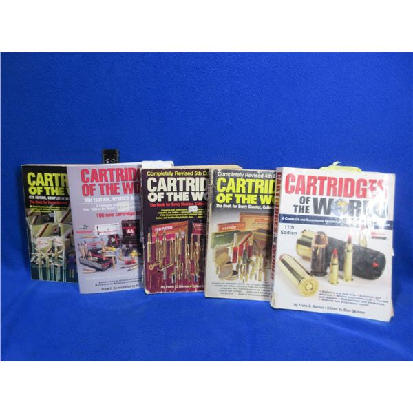 5 Cartridges of the World Books - 4th, 5th, 6th, 9th and 11th Editions