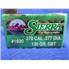 Image 2 : 270 Cal. .277" 130gr SBT Sierra Rifle Bullets - Sealed Box of 100