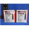 Image 2 : 22 Cal. .224" 52gr A-Max Hornady Bullets - 2 Sealed Boxes of 100
