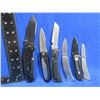 Image 2 : 6 Assorted Folding Lock Blade Knives - 3 have Clips