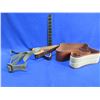 Image 1 : Longhorn XL Leather Belt, Leather Sling & Web Strap