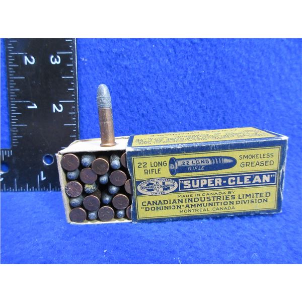Collector Ammo - 22 LR Super-Clean CIL (We Can Not Ship - Pick Up Only) Cartridges - Box of 50