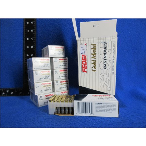22 LR 40gr Solid Target Federal Cartridges (We Can Not Ship - Pick Up Only)