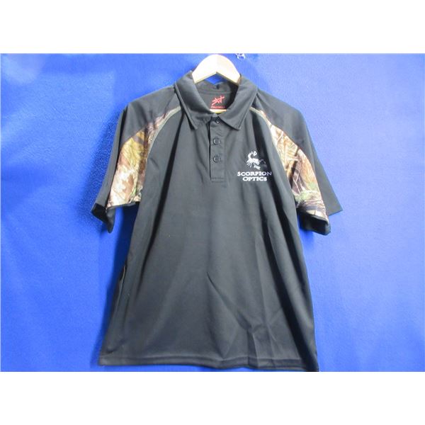 NEW - Shadowear Scorpion Optics Polo Golf Shirt - Size Medium
