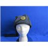 Image 1 : WWII RCAF Cold Weather Cap with Badge - 1940, Blue, Has Broad Arrow with C