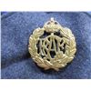 Image 6 : WWII RCAF Cold Weather Cap with Badge - 1940, Blue, Has Broad Arrow with C