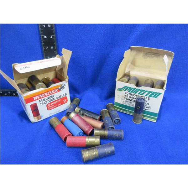 12 Ga. 2 3/4" Mixed Shotshells (We Can Not Ship - Pick Up Only)