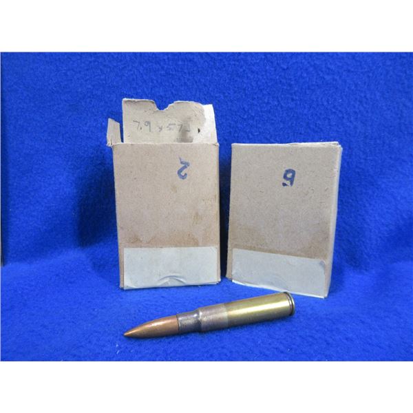 7.92X57 (8MM Mauser) Yugoslavian Cartridges (We Can Not Ship - Pick Up Only)
