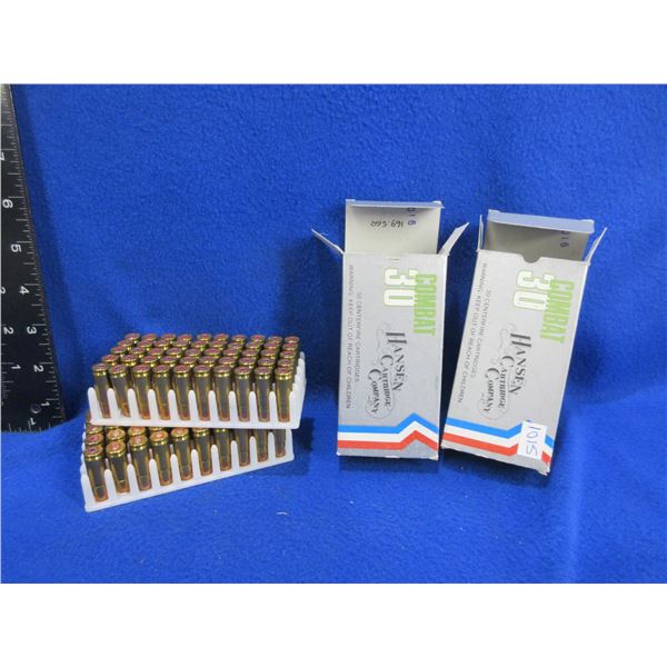 30 Mauser (7.62 Tokarev) 85gr FMJ Cartridges (We Can Not Ship - Pick Up Only)