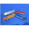 Image 2 : 4 Swiss Style Folding Pocket Knives