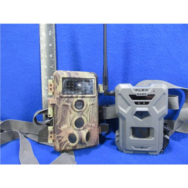 2 Trail Cameras - Spypoint Flex Dark & Zopu Model SL122M Pro