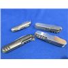 Image 1 : 4 Swiss Style Folding Pocket Knives