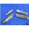 Image 2 : 4 Swiss Style Folding Pocket Knives