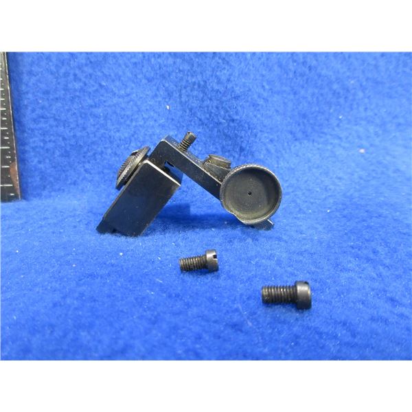 Redfield Receiver Peep Sight with 2 Screws Marked "BR" - Remington 760
