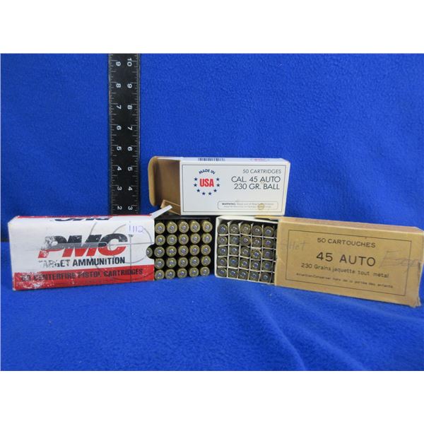 45 Auto Reloads - 3 Boxes of 50 (We Can Not Ship - Pick Up Only)