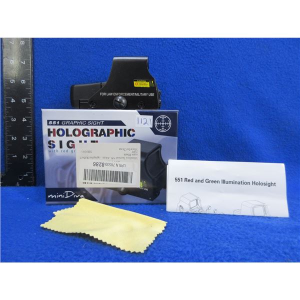 551 Holographic Sight - Red Green Illumination - Tested Working