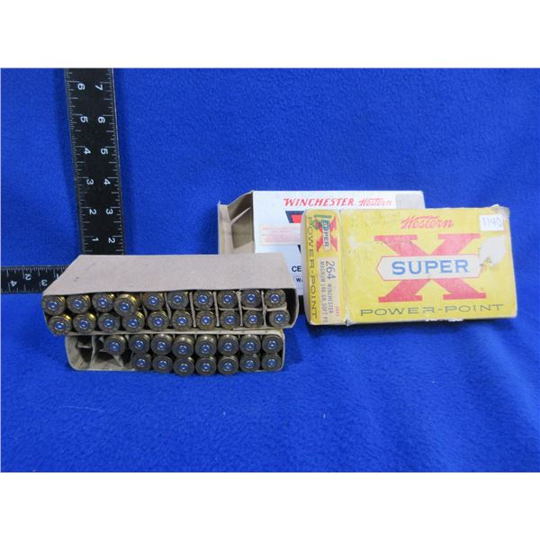 Brass Only - 264 Win. Mag Unprimed Winchester Headstamps - Box of 20, Box of 15
