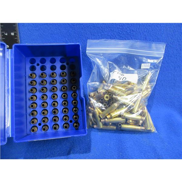 Brass Only - 22-250 Rem. Deprimed - Bag of 90 (Mixed), Box of 40 (Lapua)