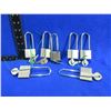 Image 1 : 7 Master No. 140 Padlocks - 4 with 2 Keys, 3 with 1 Key