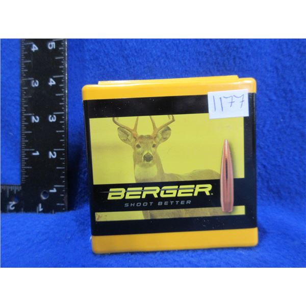 6.5MM .264" 156gr Match Grade Berger Bullets - Sealed Box of 100