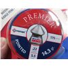 Image 2 : NEW - .22 Cal. 14.3gr Pointed Crosman Premier Pellets - 3 Sealed Packs of 175