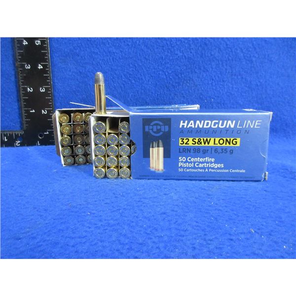32 S&W Long 98gr LRN PPU Cartridges (We Can Not Ship - Pick Up Only)