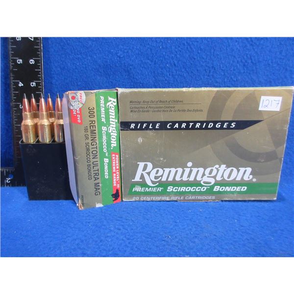 300 Rem. Ultra Mag 180gr Scirocco Bonded (We Can Not Ship - Pick Up Only)