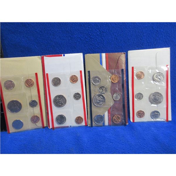 4 Sets of 6 USA Uncirculated Coins - 1984, 1987, 1990 and 1992