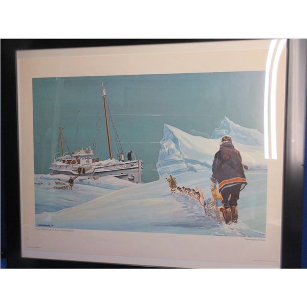 Framed Print - R.C.M.P. Vessel "St. Roch" in Winter Quarters by Cederberg/71