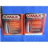 Image 2 : 22 Cal. .224"  Hornady Bullets - Box of 100 (50gr V-Max), Box of 100 (52gr A-Max)