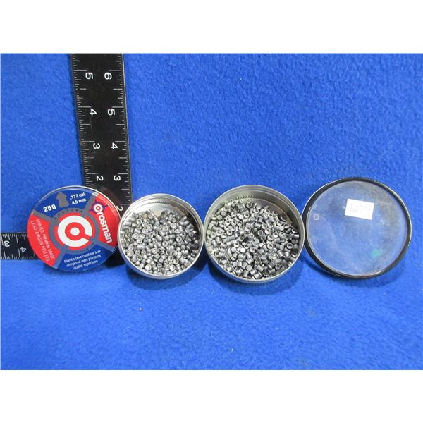 .177 Cal. Pellets - 2 Open Tins of Approx. 100