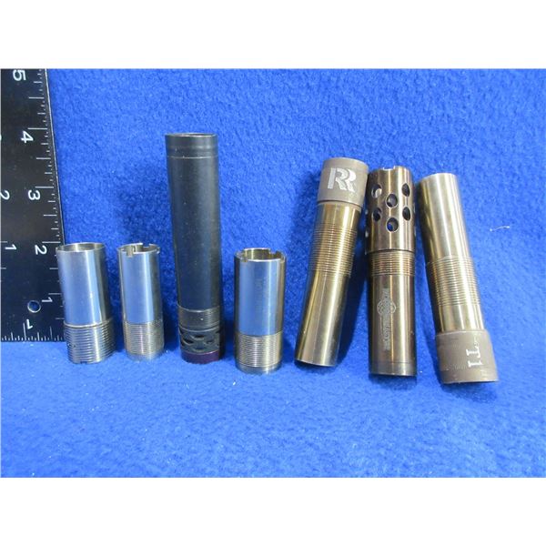Lot of 6 Misc. 12 Gauge and 1 20 Gauge Choke Tubes