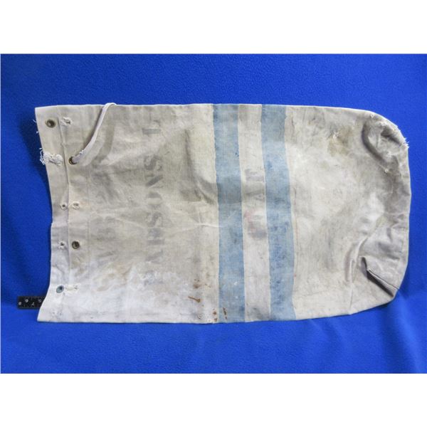 WWII RCAF Duffel Bag - Marked "Parsons L W311226"